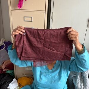 Brown sequined dupatta